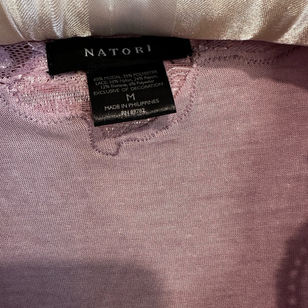 Natori Lilac Sleepwear with Lace Detail - Picture 3 of 7